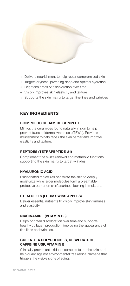 Barrier Repair Brightening Cream product sheet page 2