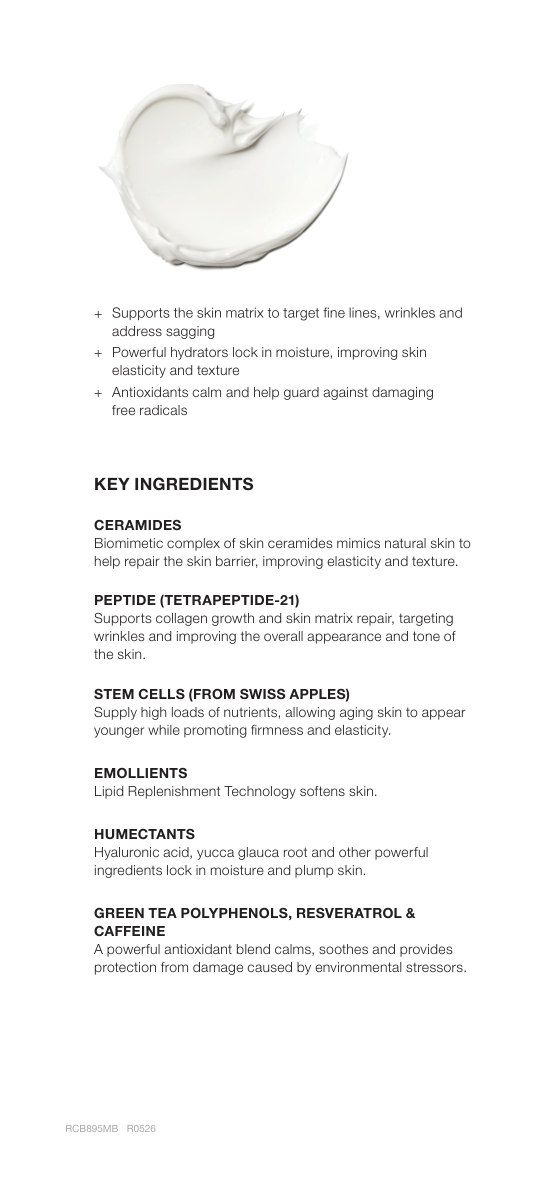 Age Repair Ceramide Cream product sheet page 2