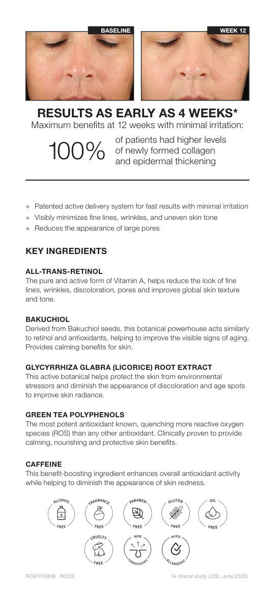 Night Repair Retinol Serum 0.2 (2.5X) product sheet page 2