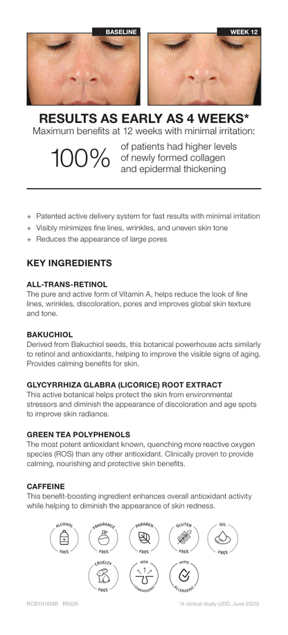 Night Repair Retinol Serum 0.2 (2.5X) product sheet page 2