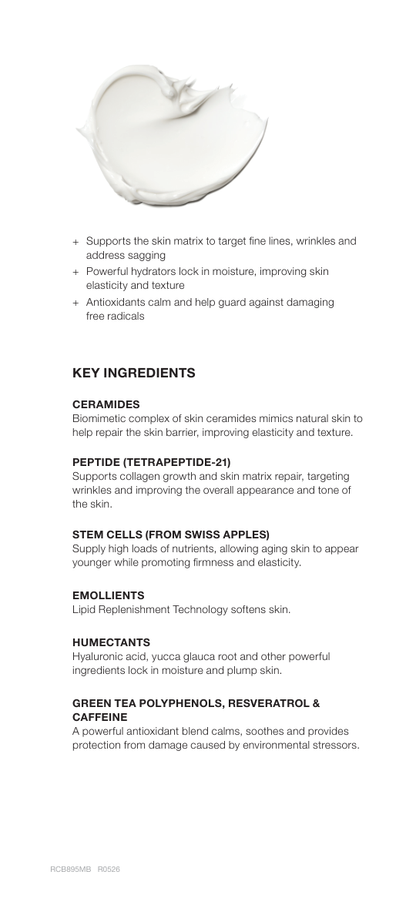 Age Repair Ceramide Cream product sheet page 2