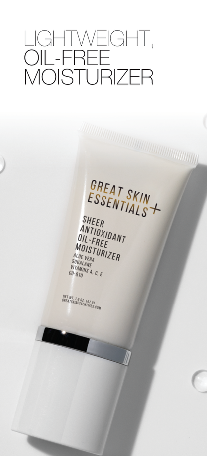 Sheer Antioxidant Oil-Free Moisturizer product sheet page 1